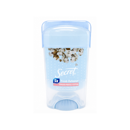 Desodorante Antitranspirante Secret Gel Invisible Powder Protect Cotton 45 g