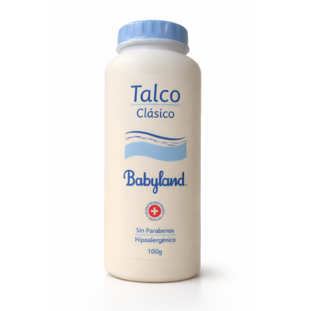 Talco Hipoalergénico Clásico Babyland 100gr $1.690 c/u