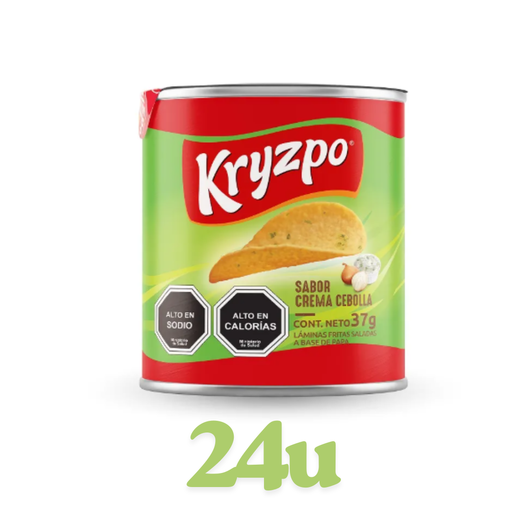Papas fritas Kryzpo lata 37g $750 c/u