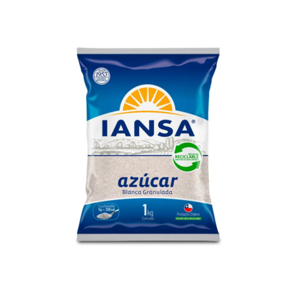 Azúcar iansa Blanca 1kg - $1.490 c/u