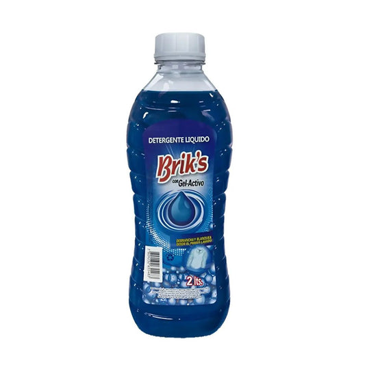 Detergente Matic Brik's Botella 2L Azul/Celeste | Desde $1.550 c/u