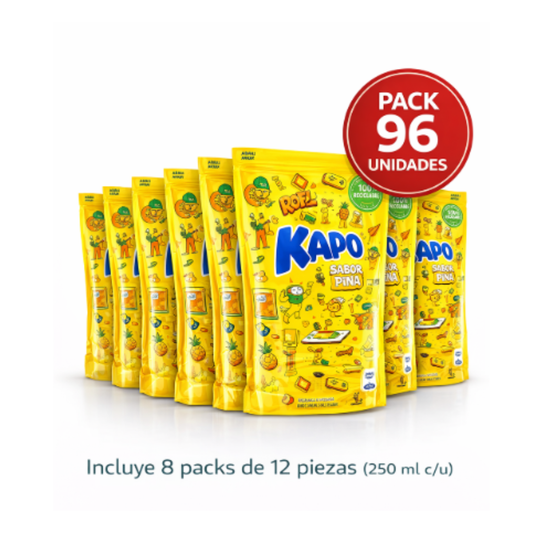 Caja 4×24 (96u) – Jugo Kapo 252ml – $250 c/u
