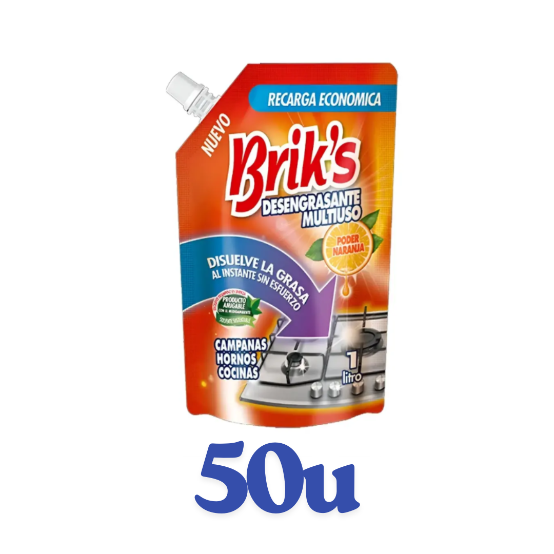 Desengrasante Multiuso Briks doypack 1L $1.010 c/u