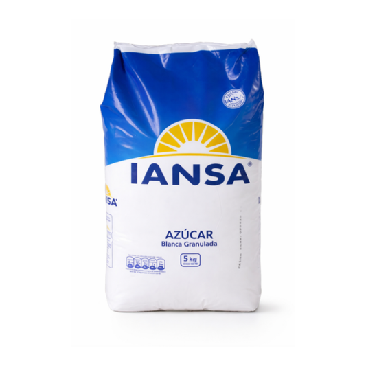 Azúcar iansa blanca 5kg $7.990 c/u