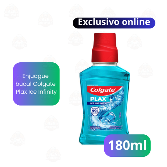 Enjuague bucal plax ice infinity 180ml