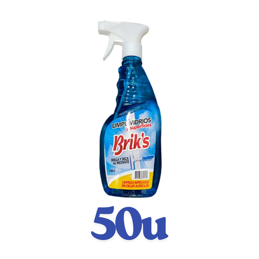 Limpiavidrios Briks 500ml - $1.190 c/u
