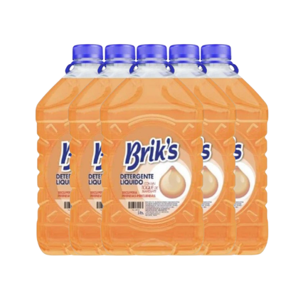 Detergente Líquido Brik's 5L Bidón | Desde $3.290 c/u | Todos los Aromas