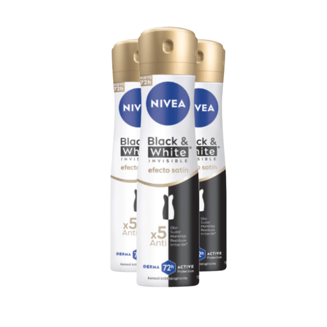 Desodorante Spray Nivea B&W 150 ml $1.790 c/u