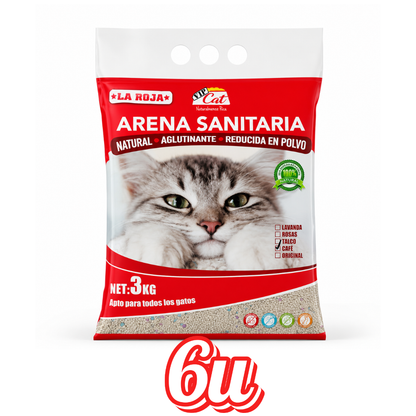 Arena Sanitaria para Gatos VipCat 3kg - $2.690 c/u