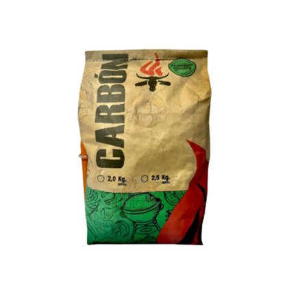 Bolsa de Carbón Encendido Fácil 2 Kg $1.800 c/u