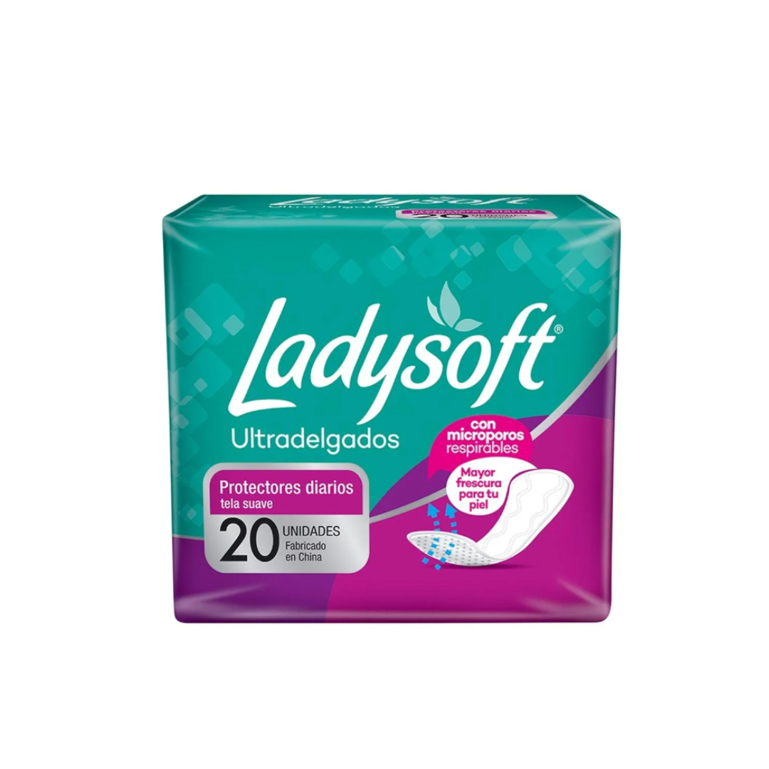 Protectores Ladysoft Diarios Ultradelgada