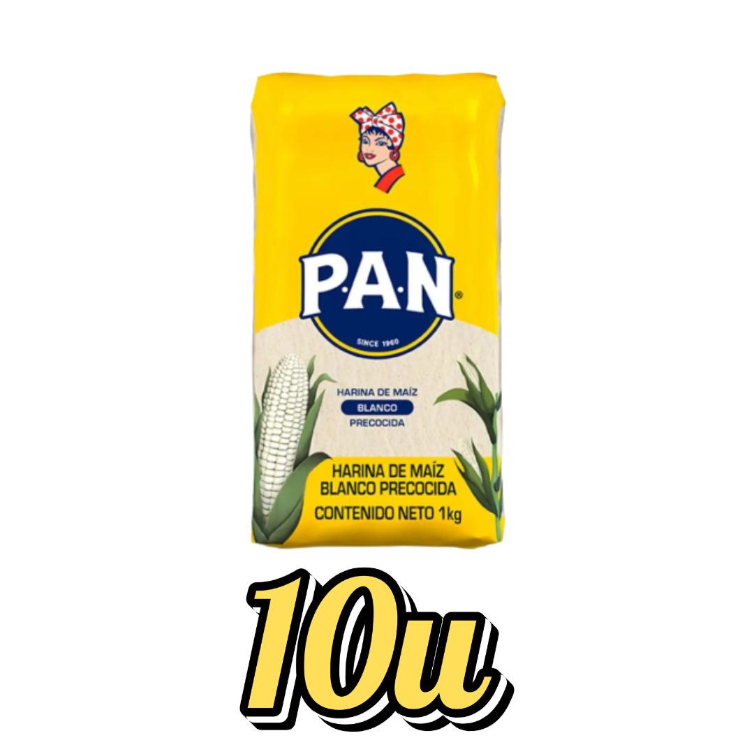 Harina Pan de Maíz Blanco Precocido $1.790c/u