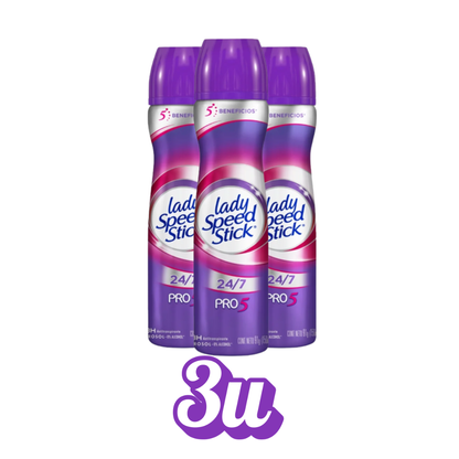 Desodorante Spray Lady Speed Stick Pro5 150 ml $2.590 c/u
