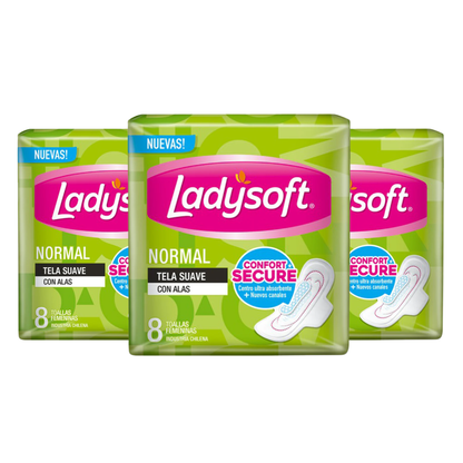 *Toalla Femenina Ladysotf Normal 8u | Desde $750 c/u*