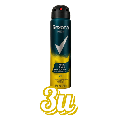 Desodorante spray Rexona Men 150ml $2.290 c/u