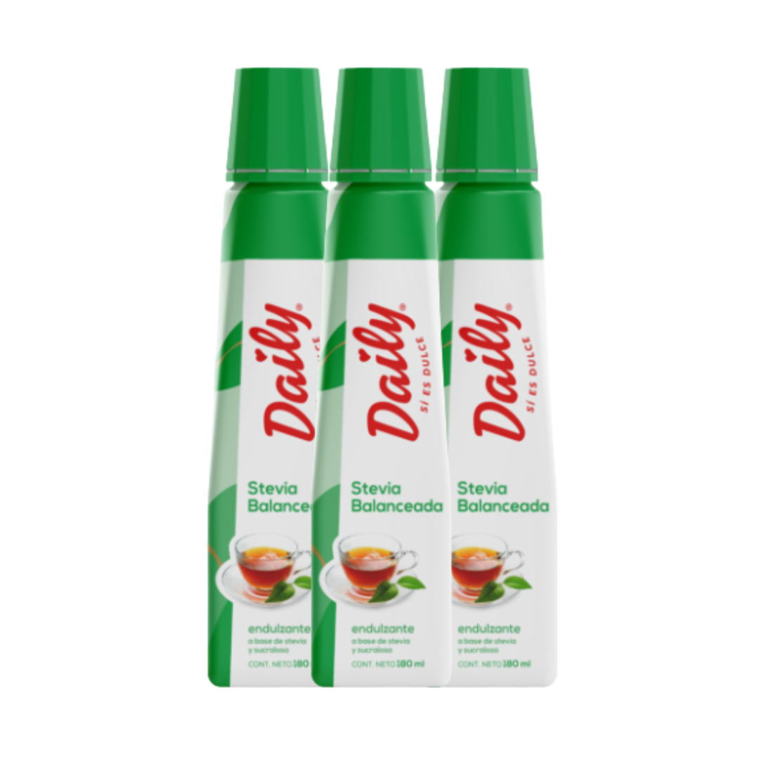 Stevia líquida Daily gotas 180ml - $2.890 c/u