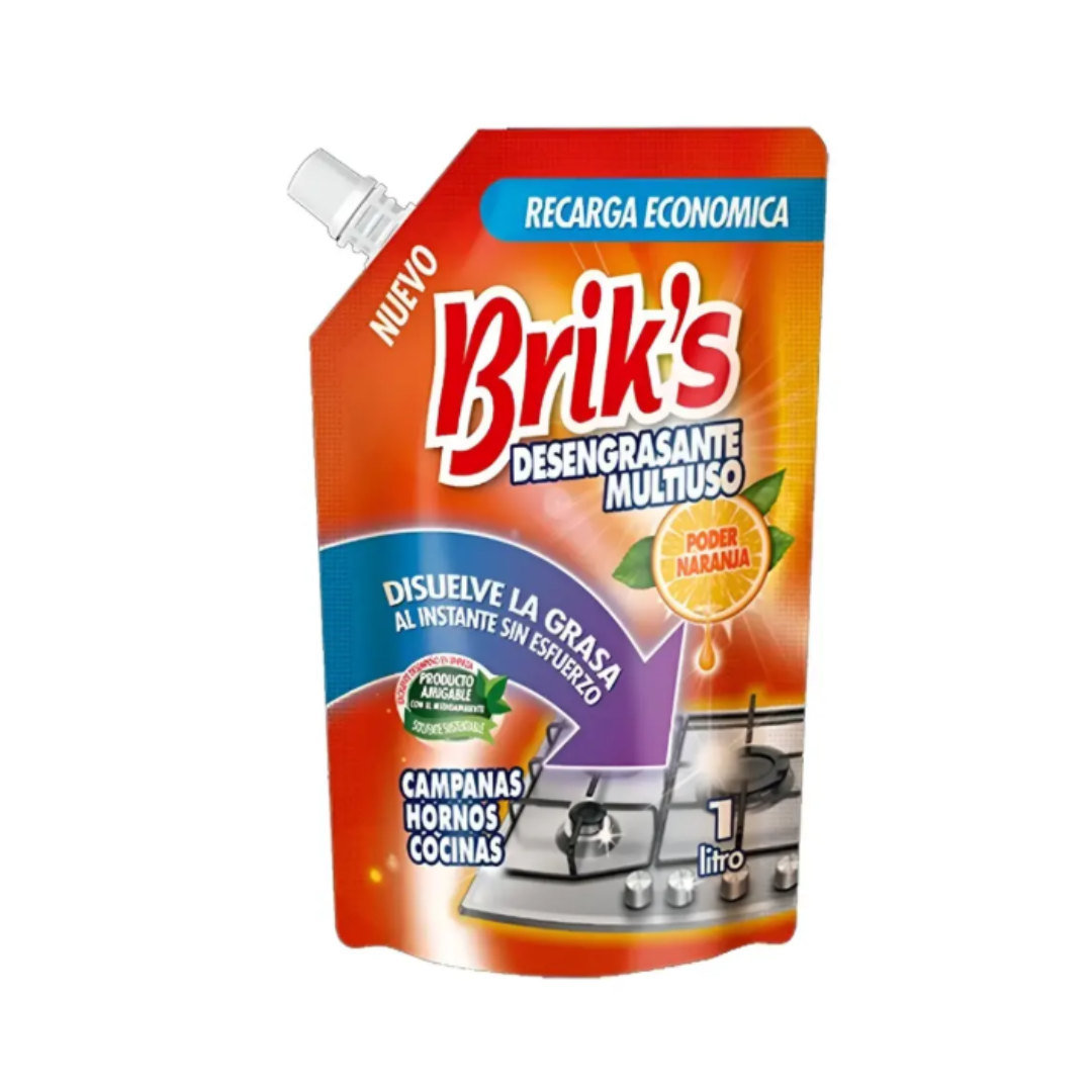 Desengrasante Multiuso Briks doypack 1L $1.010 c/u