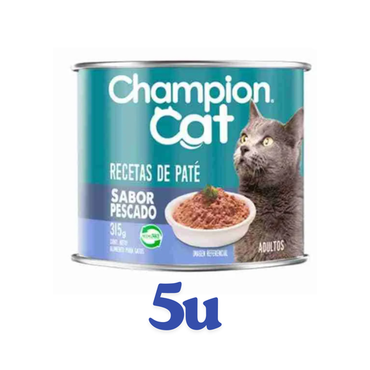 Alimento húmedo Champion cat gatos adultos 315g $1.450 c/u