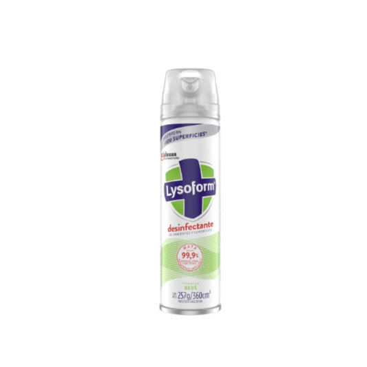 *Desinfectante Aerosol Lysoform 360cc (ORIGINAL-BEBE-MONTAÑA) - $3.990 c/u