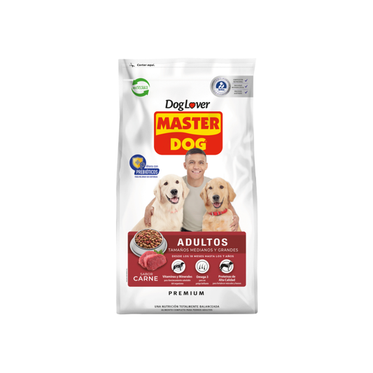 Master Dog Alimento Perro Adulto Carne 3 Kg