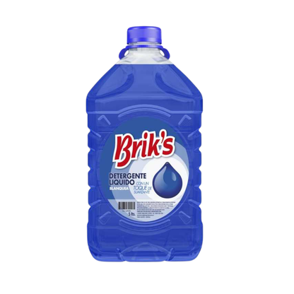 Detergente Líquido Brik's 5L Bidón | Desde $3.290 c/u | Todos los Aromas
