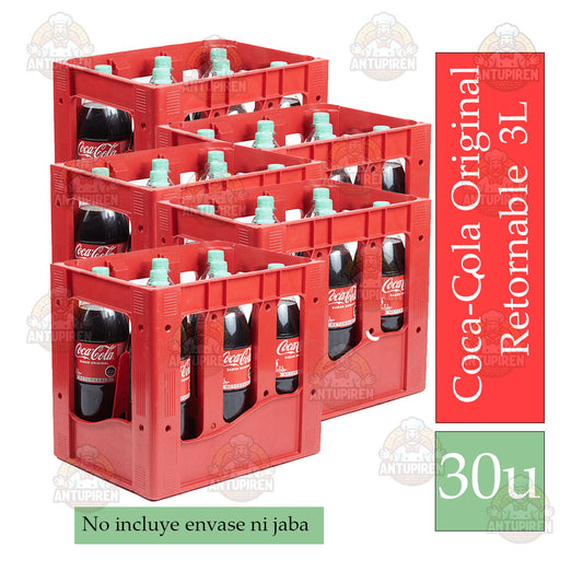 Coca-Cola Original Retornable 30u de 3L