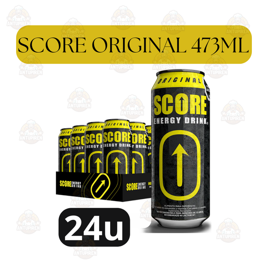 SCORE Energy Drink Original 473ml | Pack 24 Latas