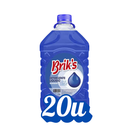 Detergente Líquido Brik's 5L Bidón | Desde $3.290 c/u | Todos los Aromas