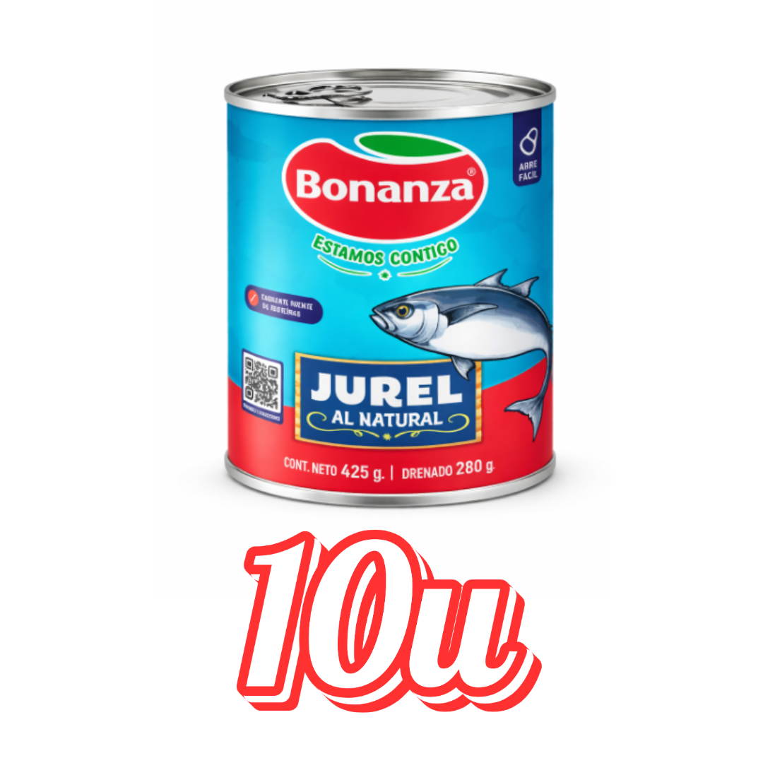 Jurel Económico al Natural Bonanza 425g $1.690 c/u