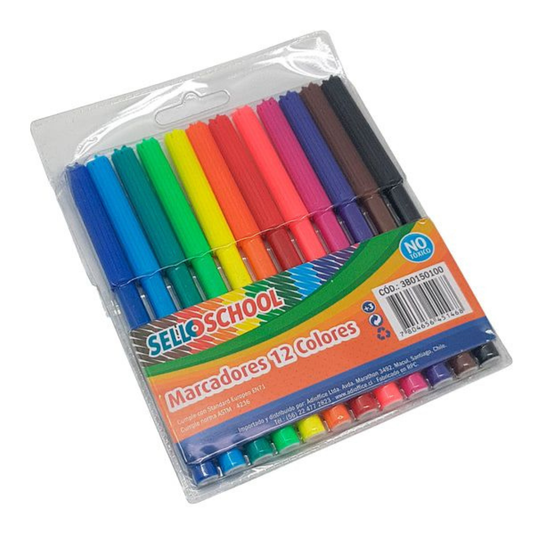 Marcadores Selloschool para escribir y destacar textos