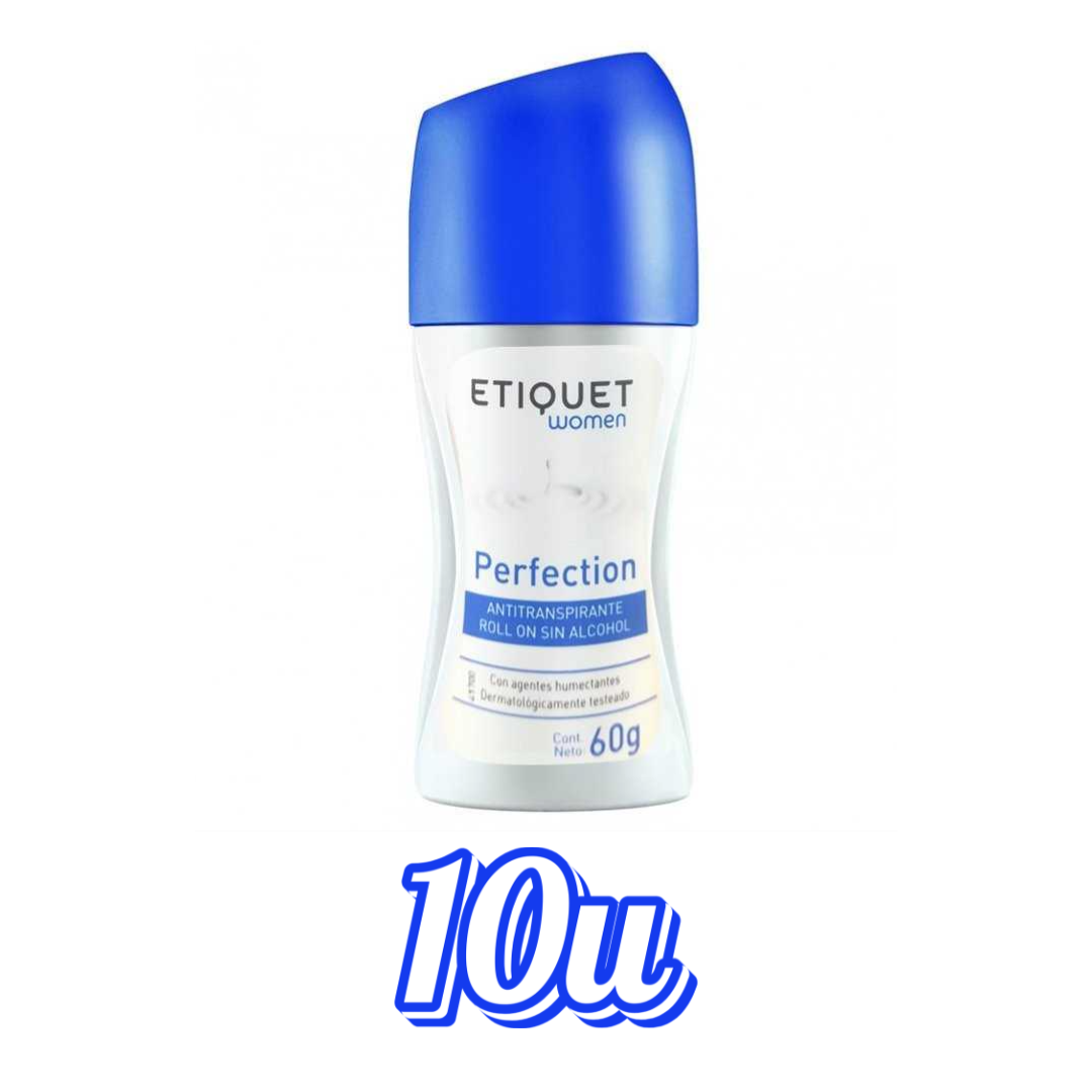 Desodorante Roll-On Etiquet Women Perfection Mujer 60 g - $1.390 c/u