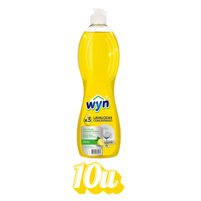 Lavaloza concentrado Limón WYN 750 ml - $1.490 c/u