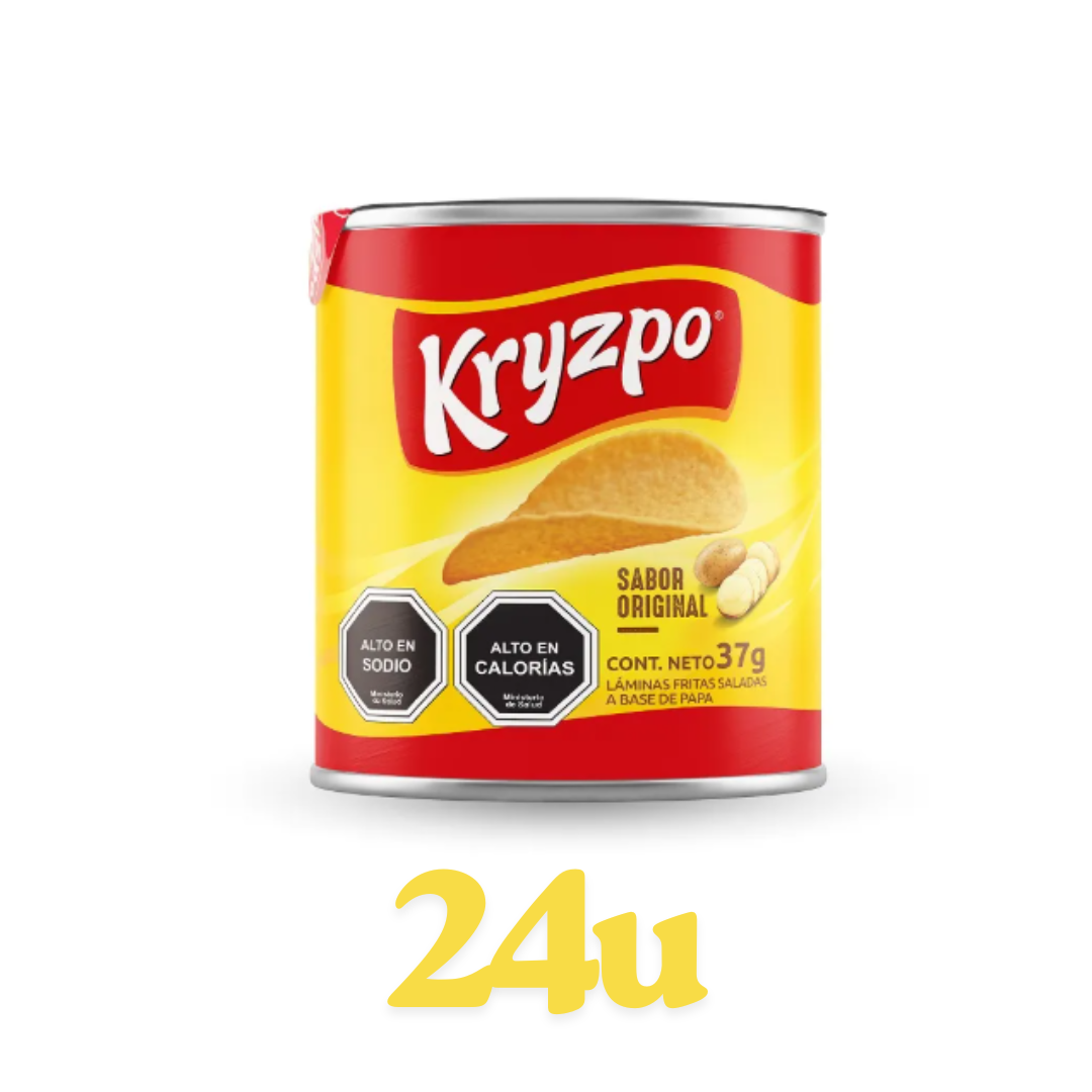 Papas fritas Kryzpo lata 37g $750 c/u