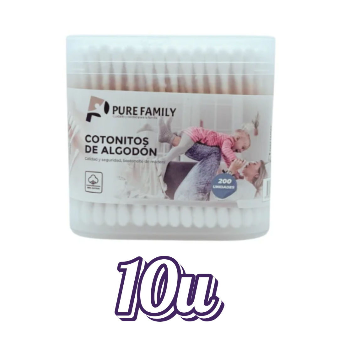 Colonitos de algodón Pure Family 200u - 690 c/u