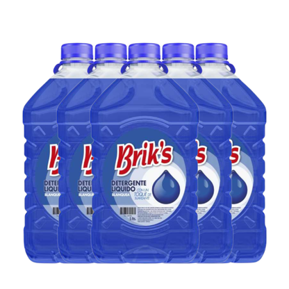 Detergente Líquido Brik's 5L Bidón | Desde $3.290 c/u | Todos los Aromas