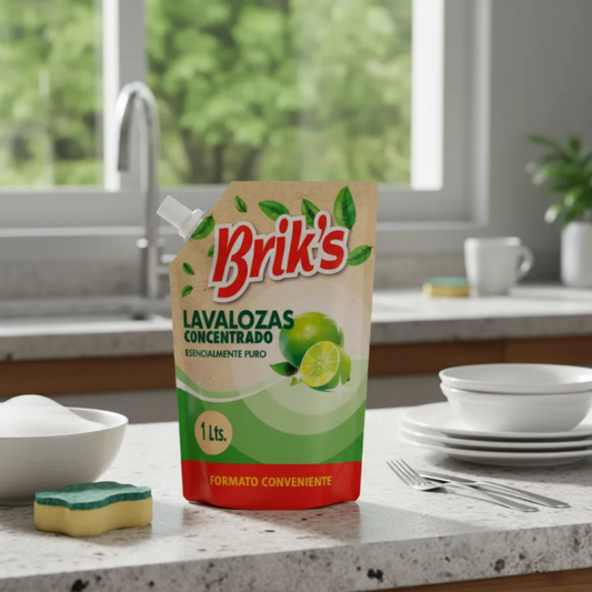 Lavaloza Concentrado Brik's Líquido Doypack 1L - $990 c/u