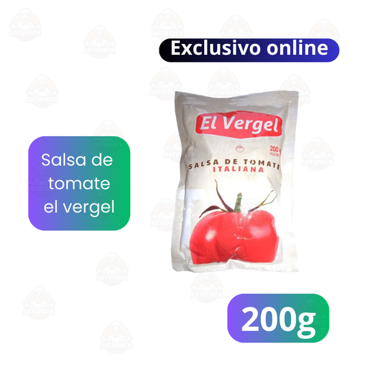 Salsa Tomate Italiana El Vergel 160 Gr