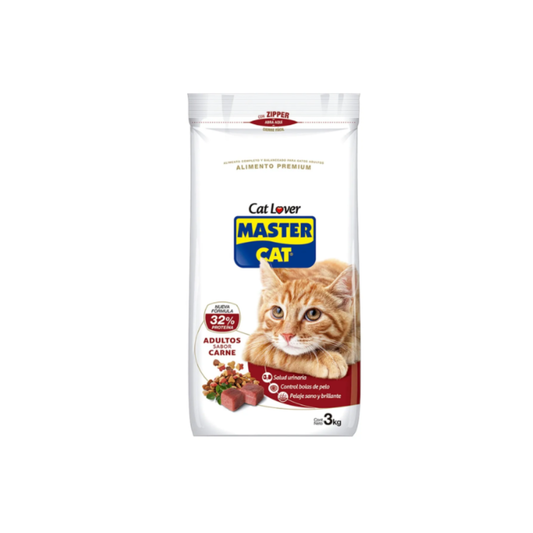 Master Cat Alimento Gato Adulto Carne 3 Kg