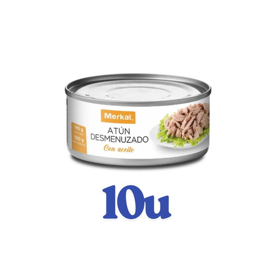 Atún desmenuzado en aceite Merkat 100g $790 c/u