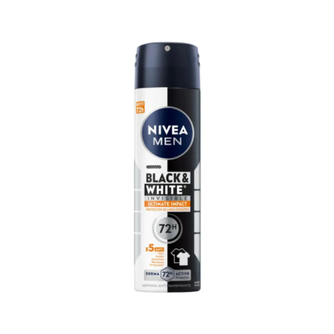 Desodorante Spray Nivea Men B&W 150 ml $1.790 c/u