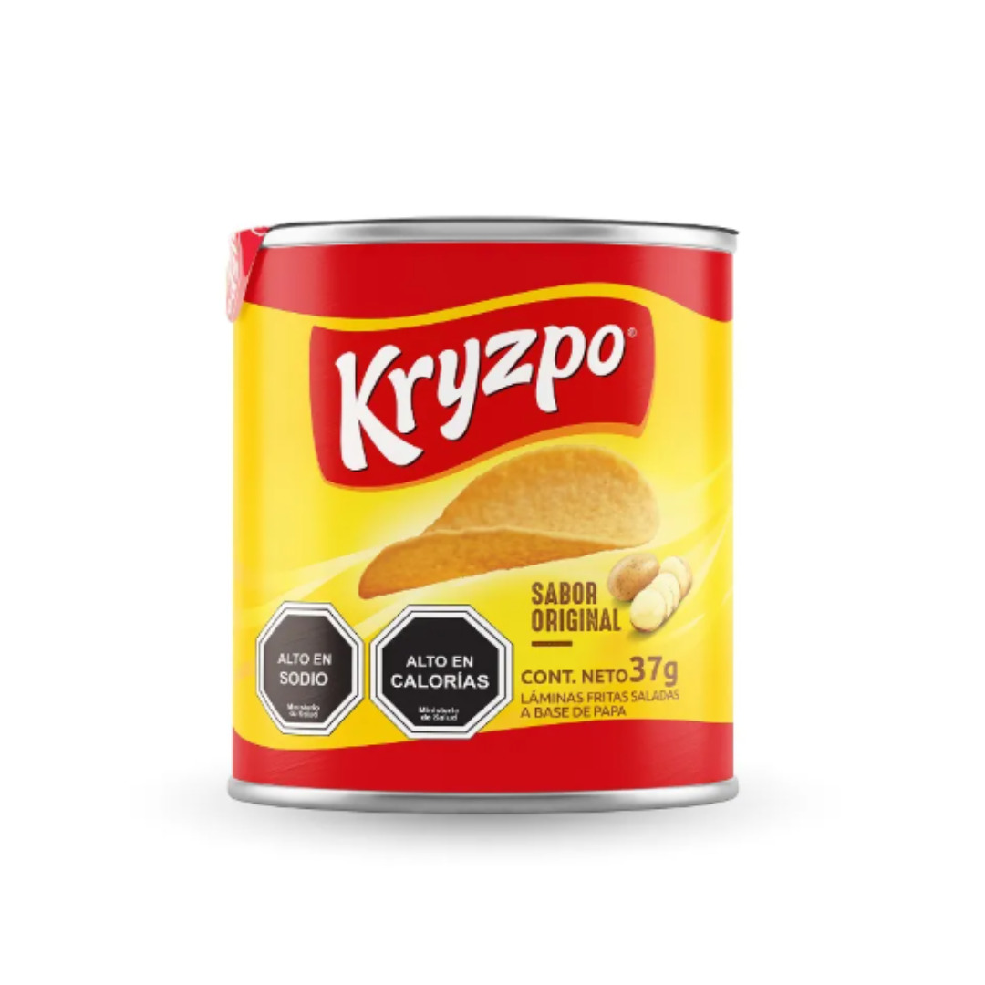 Papas fritas Kryzpo lata 37g $750 c/u