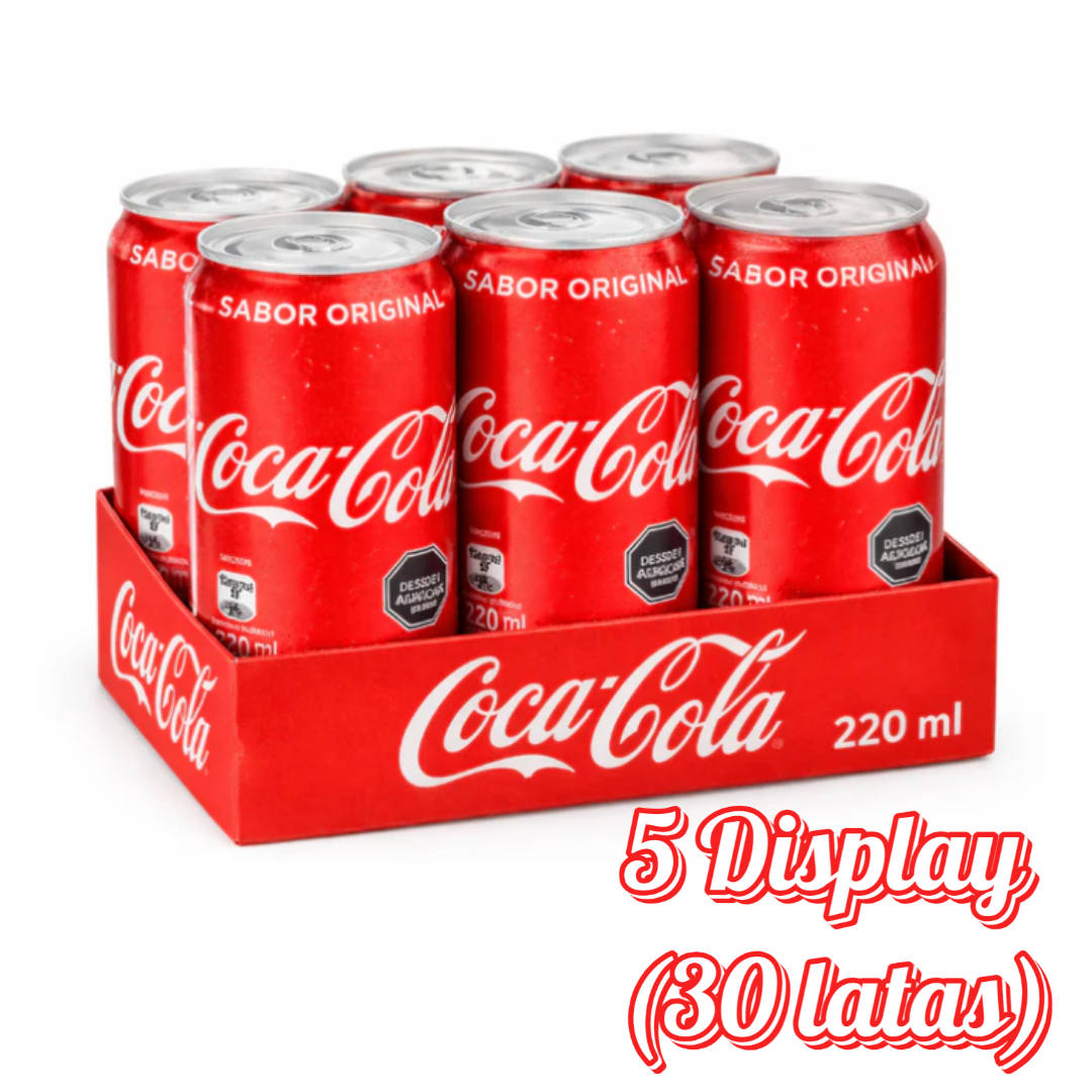 CocaCola Lata 220 ml - $3.490 c/u