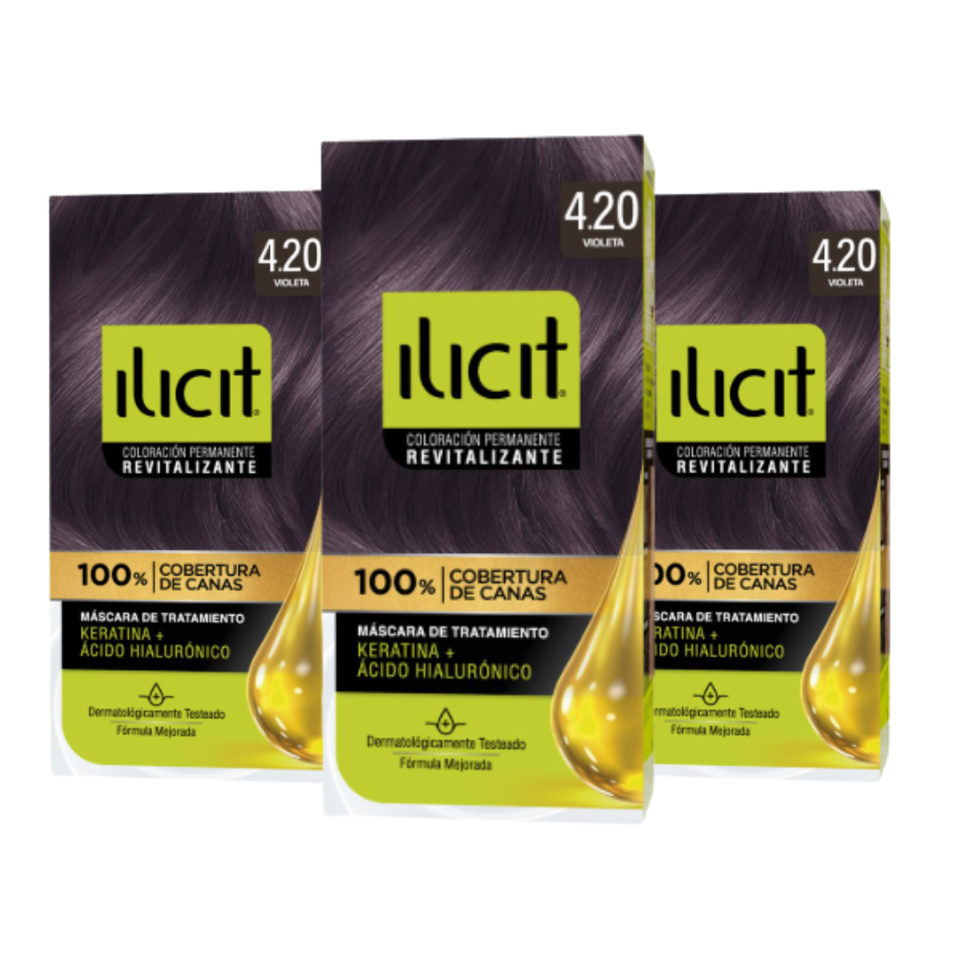 Tintura Permanente Ilicit 45g - $2.290 c/u