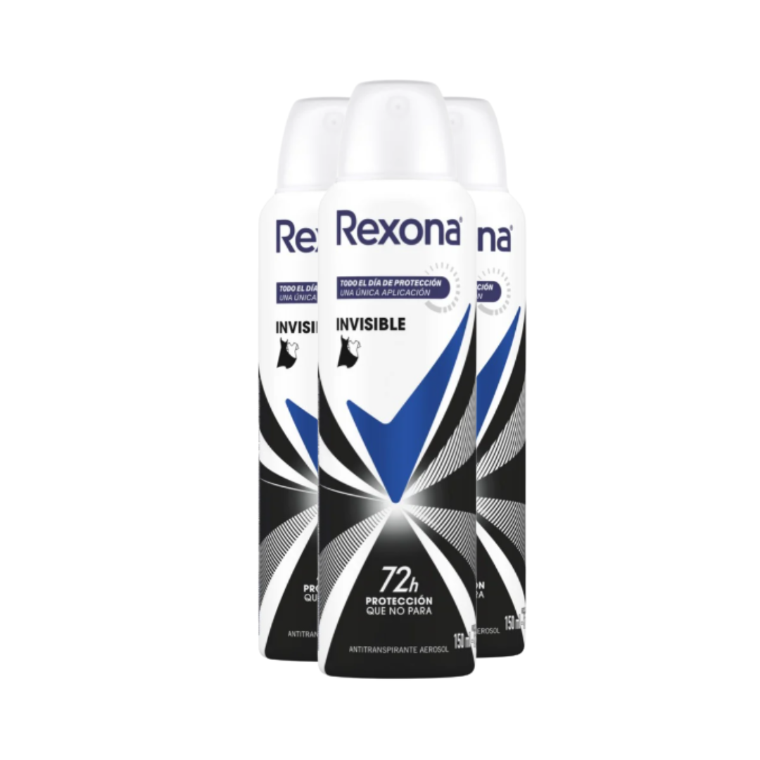 Desodorante spray Rexona Women Invisible 150ml - $ 2.290 c/u
