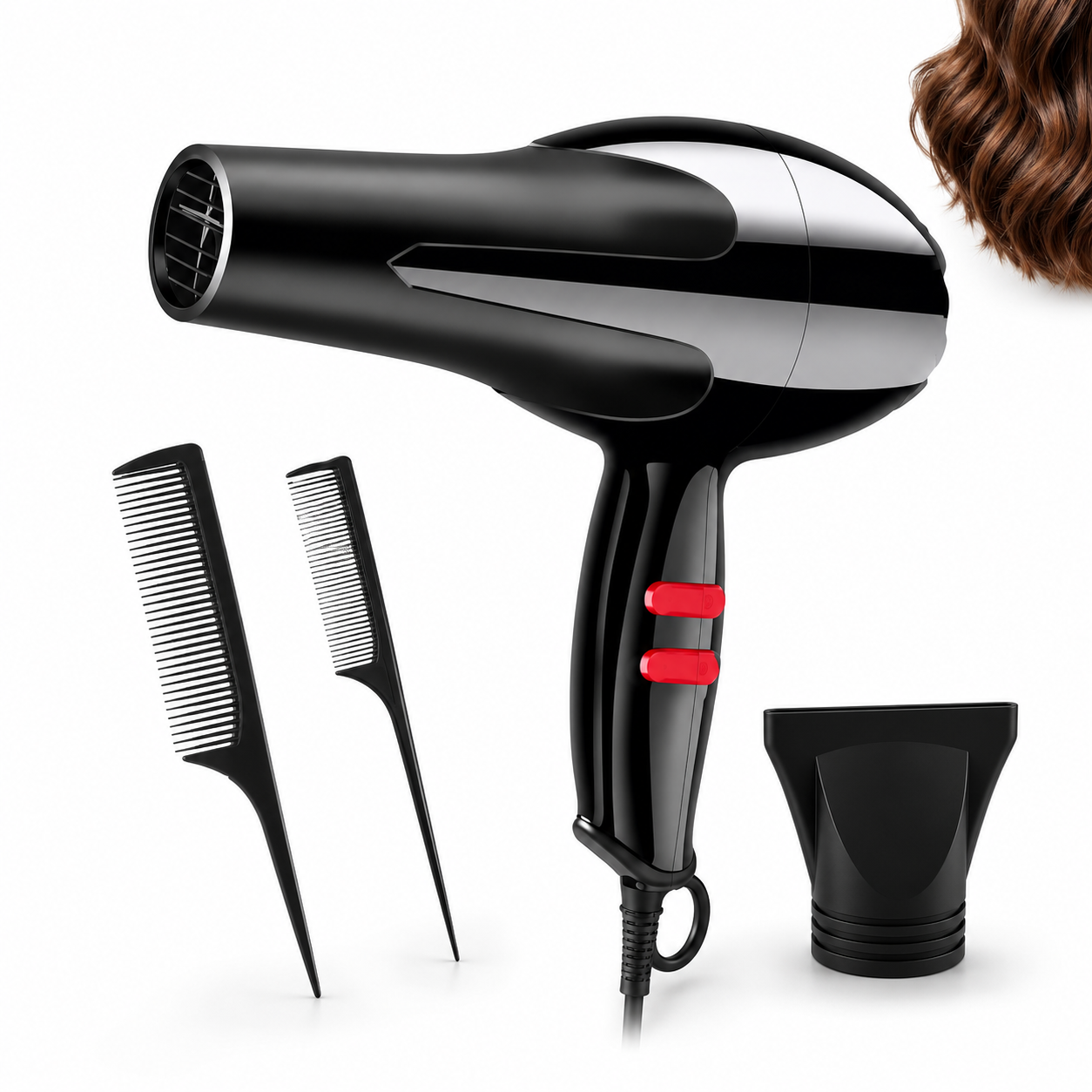 Secador de Pelo TASBEL 2200W + Accesorios