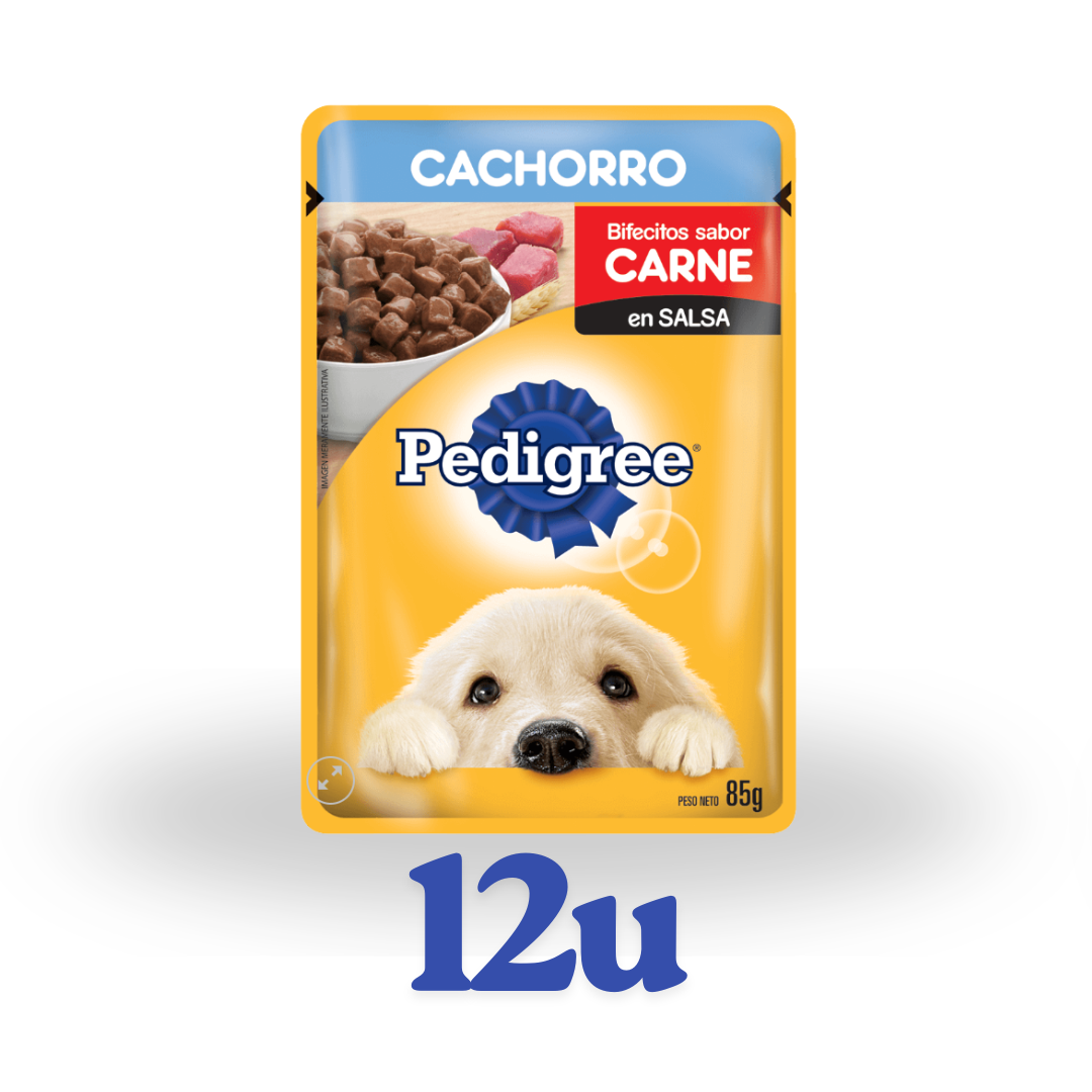 Pack 12 unidades sachet 85g Pedigree $632 c/u