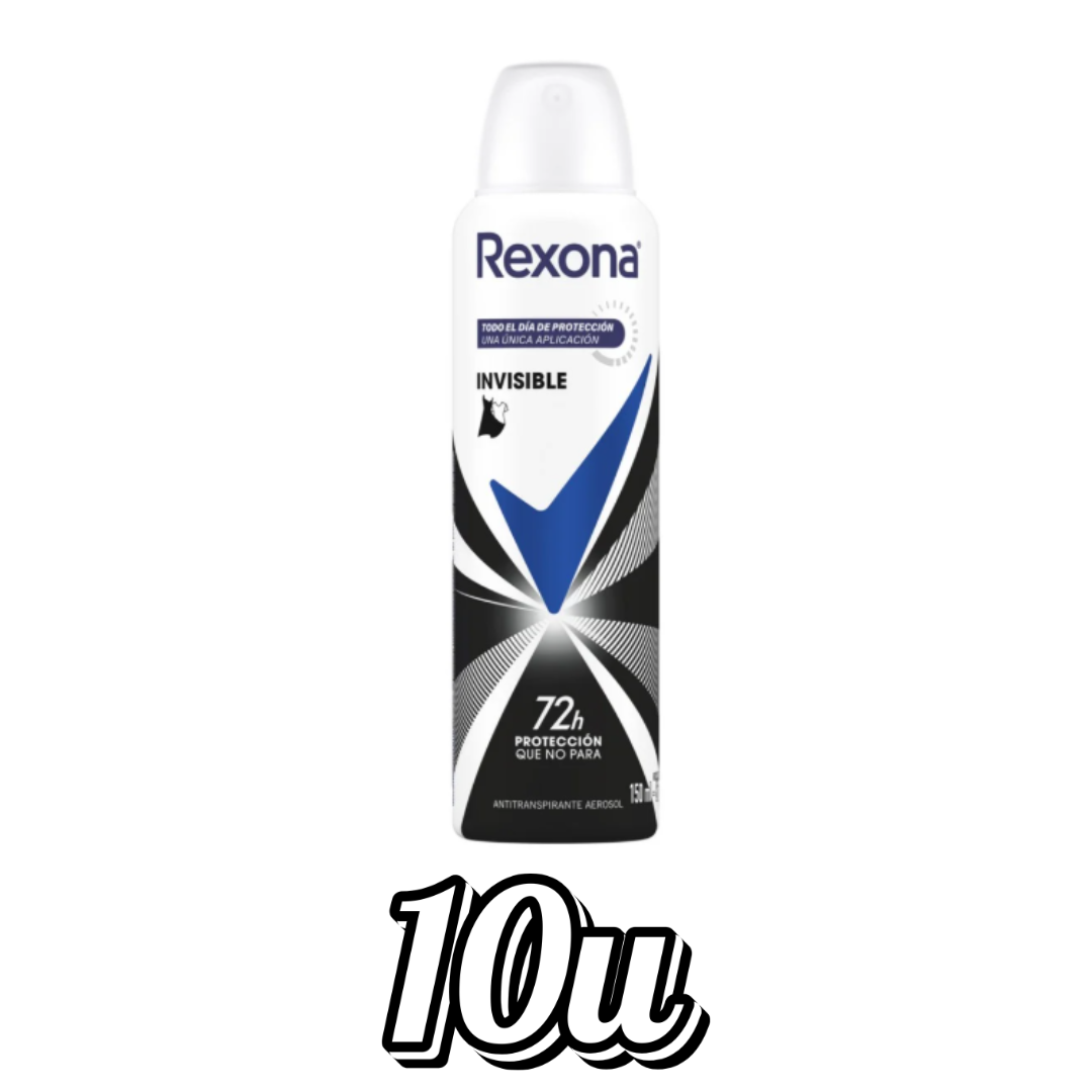 Desodorante spray Rexona Women Invisible 150ml - $ 2.290 c/u