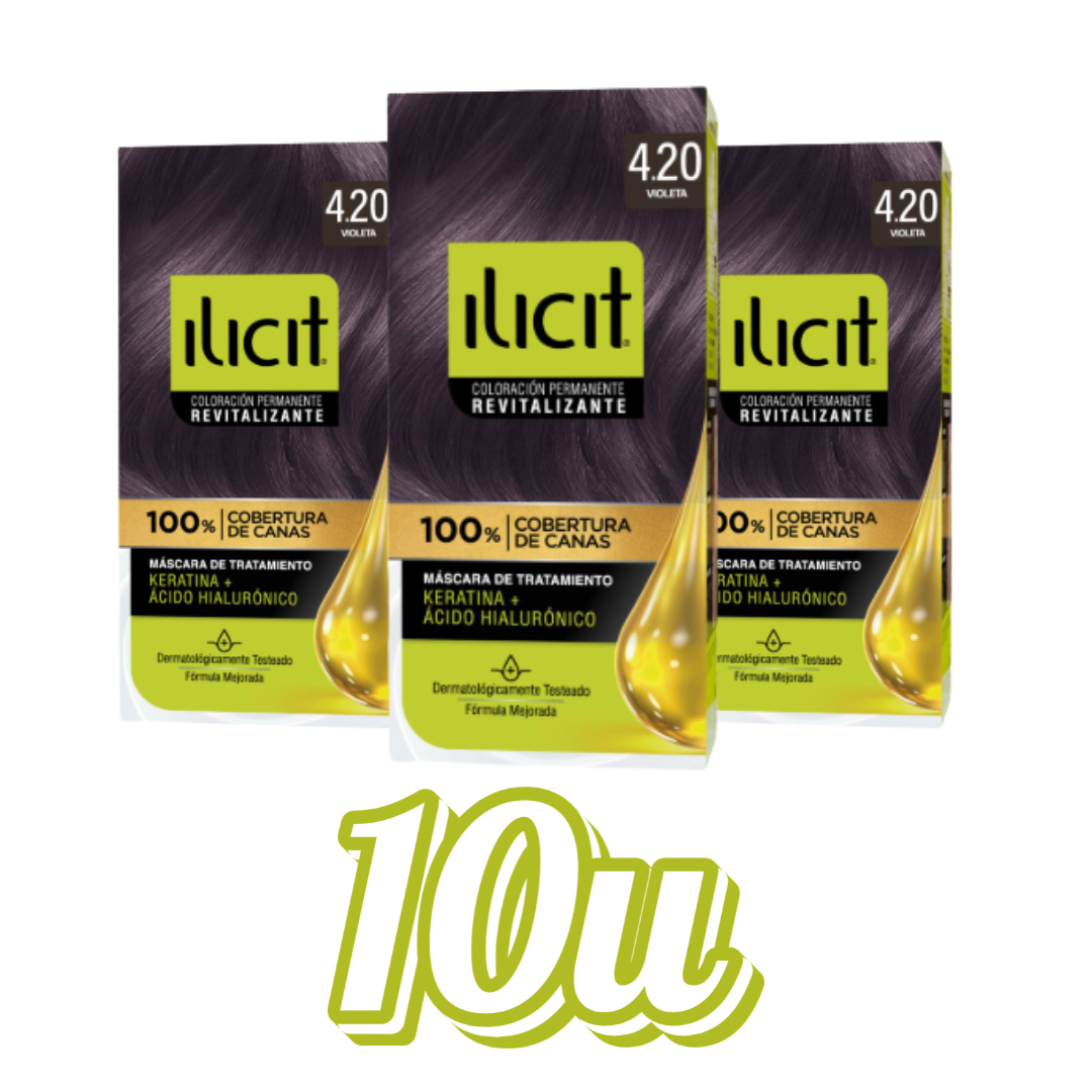 Tintura Permanente Ilicit 45g - $2.290 c/u