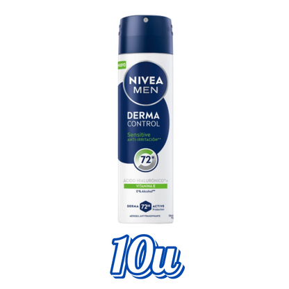 Desodorante Spray Nivea Men Derma Control Sensitive $1.825 c/u