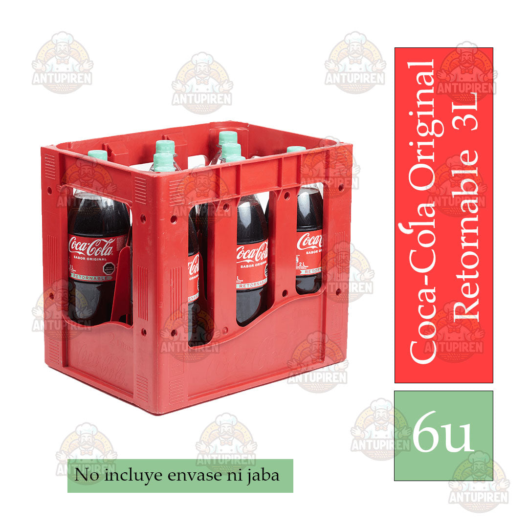 Coca-Cola Original Retornable 6u de 3L
